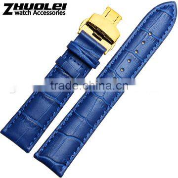 Durable men women cowhide leather strap watch 12mm 14mm 16mm18 20mm watch strap leather