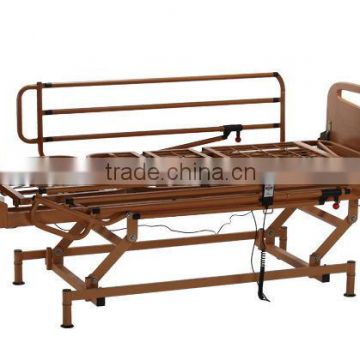 Wooden 5 function electric home medical nursing bed hospital bed