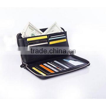 Top Layer Fashion Genuine Cow-hide Classic Long New Wallet photo-5