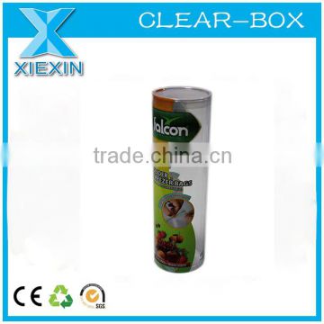 pvc clear round gift box cylinder box