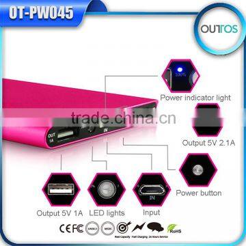 Travel Accessories 2015 Pocket Phone Charger OEM Power Bank 8000 for Ipad, Samsung photo-5