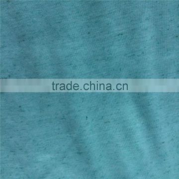 jiaxing popular knitted fabric polyester linen single jersey