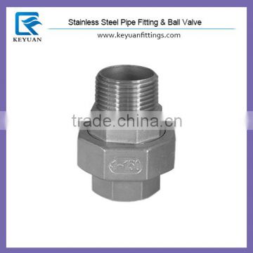 BSP Stainless Steel Union Flat M/F