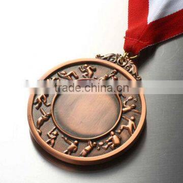 3d custom logo sport medal antique medallion