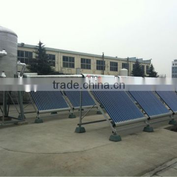 china patented all glass double vacuum tube pressured solar water collector