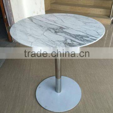 Marble dining table, round marble table, marble restaurant dining table CT-028