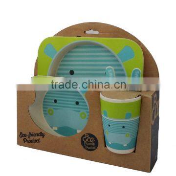 kids Eco-friendly dinner sets cartoon shape