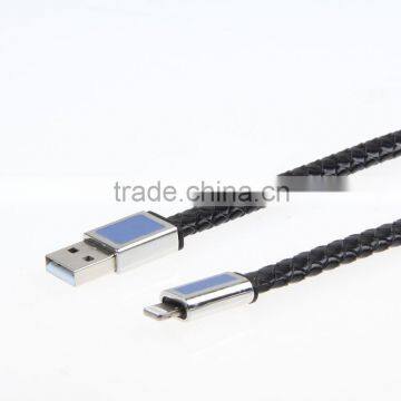 Save 20% MFI Certified Charge & Sync Flat Bonded Leather Cable With High Quality photo-4