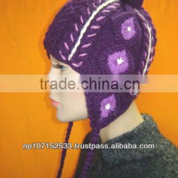 woolen ear cap in this knitting price 190rs $2.23