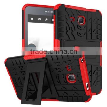 Stand TPU ballistic armor case for Samsung Galaxy Tab A 7.0 T280/285 bumper back cover