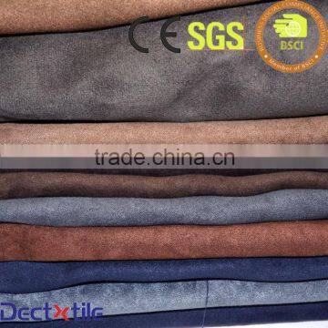 100% Polyester 230T 150D Suede Upholstery Fabric Car Seats