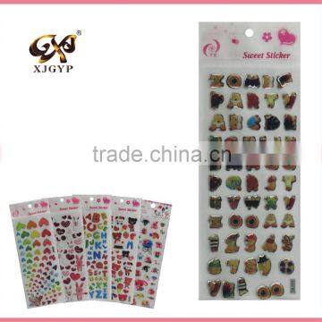 high quality epoxy sticker/epoxy stickers for kids/epoxy gel stickers