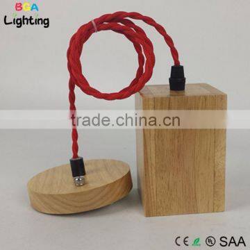 Mosaic Lamp E27 Wood Hanging Lighting Parts