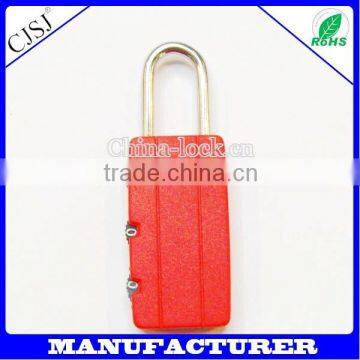 travel luggage retractable number lock plastic material