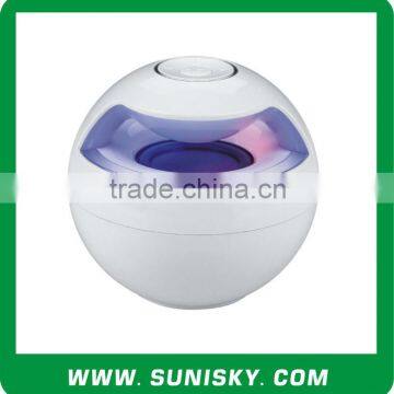 SS8009 round mini bluetooth speaker with colorful light