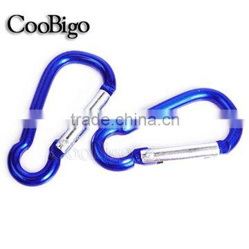 Colorful Aluminum Spring Carabiner Snap Hook Hanger Keychain Hiking Camping #FLQ186-8C(Mix-s) photo-3