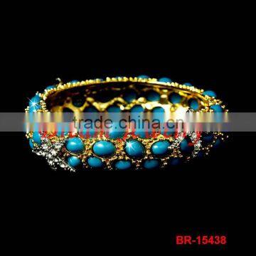 fashion color indian stone bangle