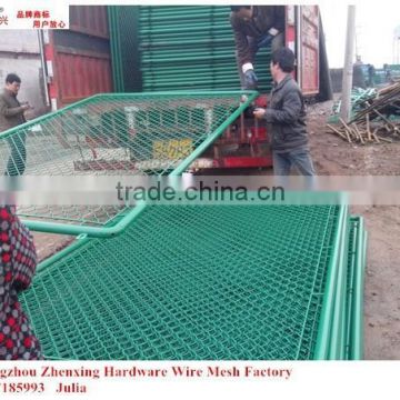 Hot promotion China Alibaba supplier wholesale PVC coated galvanized chain link fence with best price ZX-GHW16