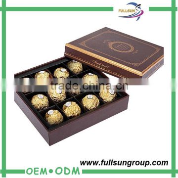 Delicate handmade paper gift packaging box chocolate