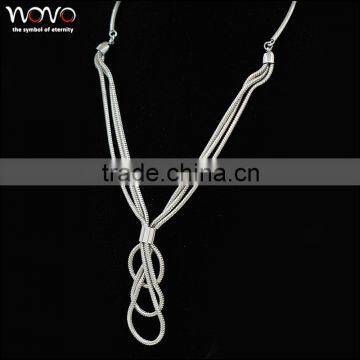 simple deign fashion chain alloy necklace