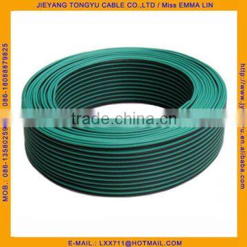 cheap cable wire black green speaker cable