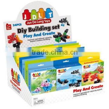 BNE100800 children DIY play educational plastic building block set