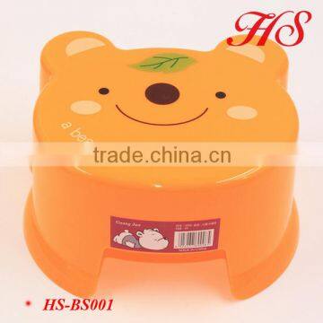 Cute Cartoon kids step stool round plastic stacking stools