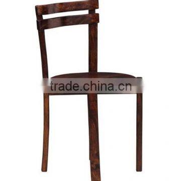 ROSEWOOD RESTAURANT DINING CHAIR , ROUND SEAT SOLID WOODEN DINING CHAIR photo-3