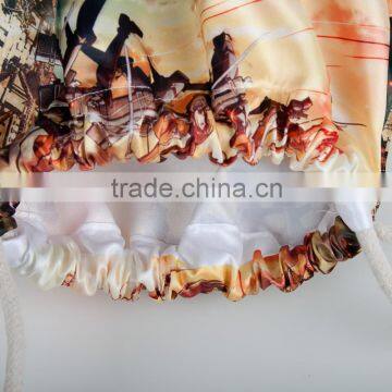 2016 High Quality Custom Printed Cinch Backpack Bag