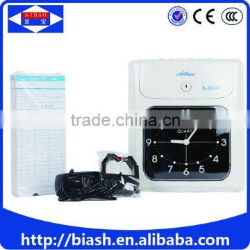 electronic employee time recorder clocks and attendance system
