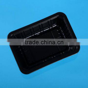 Black Plastic Container for Sushi and other food