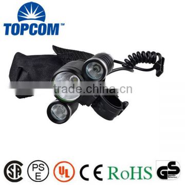 Rechargeable Power 3 LED Bright Cycling Bike Front Light and Headlamp                        
                                                Quality Choice
                                                    Most Popular