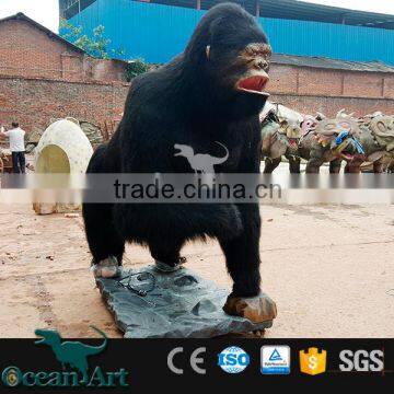 OA2074 Artificial Life Size Gorilla For Theme Museum