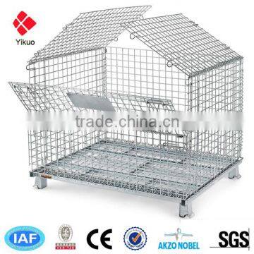 High Quality Loading 1000kg Stacked Steel Storage Cage for Warehouse