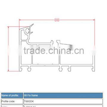 Best Quality Upvc Profiles /plastic Pvc Profile/made in China photo-3