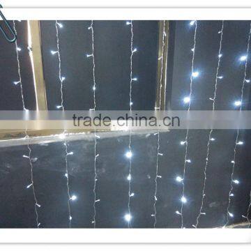 9.8feet 300 LED Curtain Lights 8modes Linkable Warm White Christmas Curtain String Fairy Wedding Lights for Home Window Deco photo-6