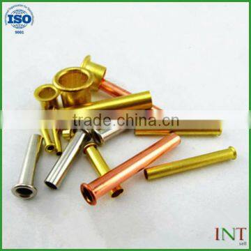 high quality hot sell brass metal tubular rivets