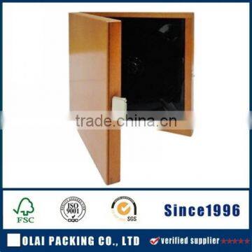 Custom Glossy solid Wood CD Holder