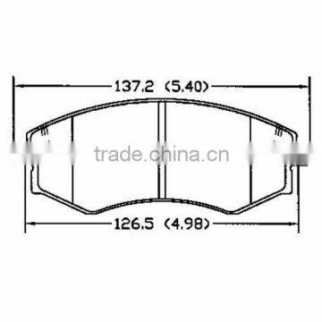 D700 58101-28A00 fronts brake pad for Hyundai