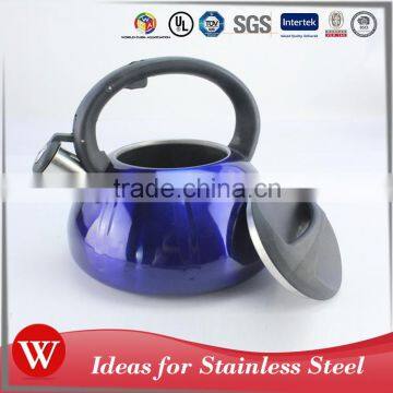 Chinese purple non electric whistling tea kettle stainless steel water jug for induction cooker