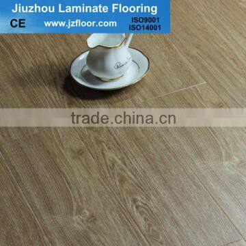 cream color oak good quality matte moulding press laminate flooring