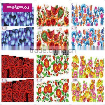 2015 beautiful various flower SY stickers nail for girls