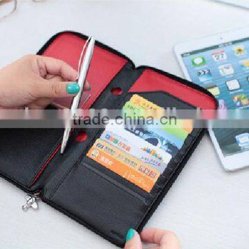 2016 Fashion Design Bag Business Organizer Holder Case Leather Travel Card Holder photo-4
