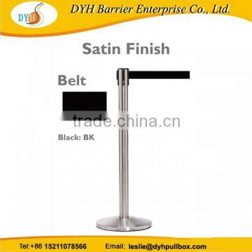 China high quality retractable belt stanchion queue management pole