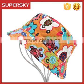 A-1570 Holiday Children Outdoor Beach Cap Travel Baby Bucket Sun Hat Toddler Kids Sun Beach Hat photo-5