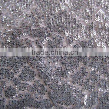 sequin embroidery tulle fabric