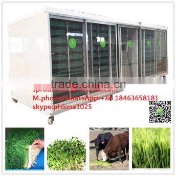 Hydroponics Animal Fodder Machine is full automatic barly/wheat/ cron/alfalfa