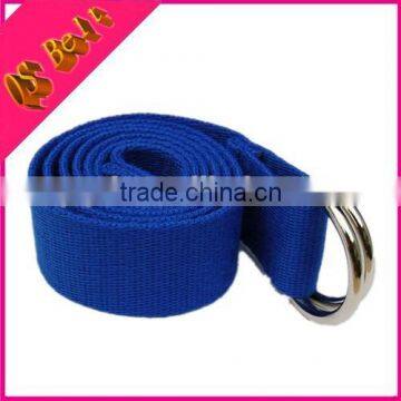 2016 Fashion Blue Canvas Belt with man and woman