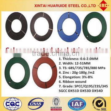 Hua Ruide China Color Pre-coated Steel Strip packing-Any color