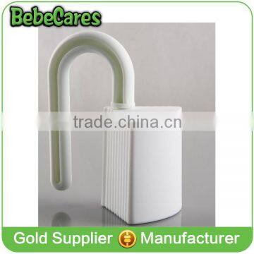 child proof home safety white door stopper